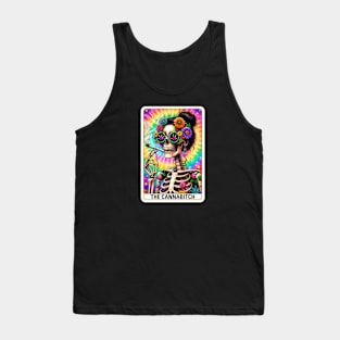 The Cannabitch Tarot Card Tank Top